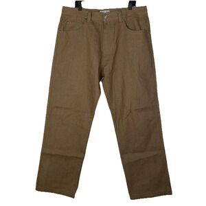 Rock N Run Jeans Relaxed Fit Mens S 38x32 Tan